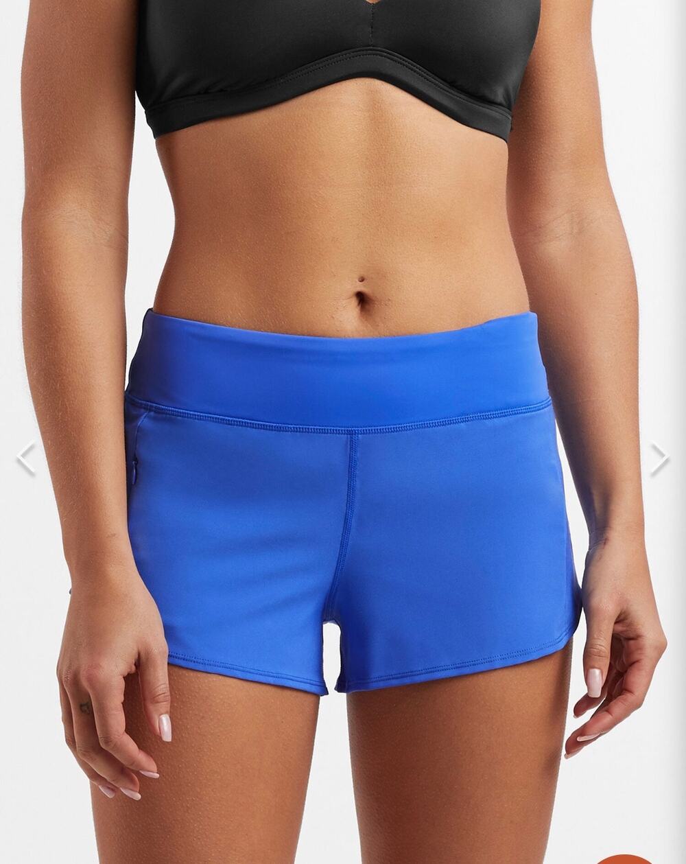 Title Nine Wahine Swim Shorts Opal Coral Blue Medium Board Shorts Water Sports